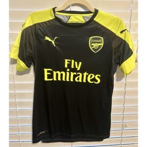 Puma Fly Imarates Black And Yellow Childs XL Or Adult Small